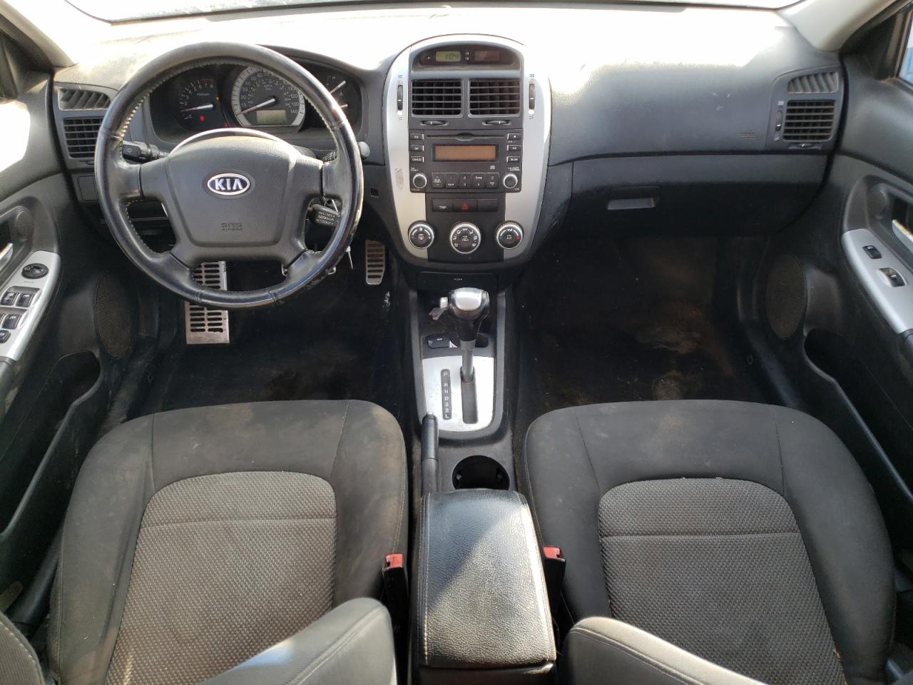 2007 KIA Spectra VIN KNAFE161475002250 Copart auction photo, front end damage thumbnail 8