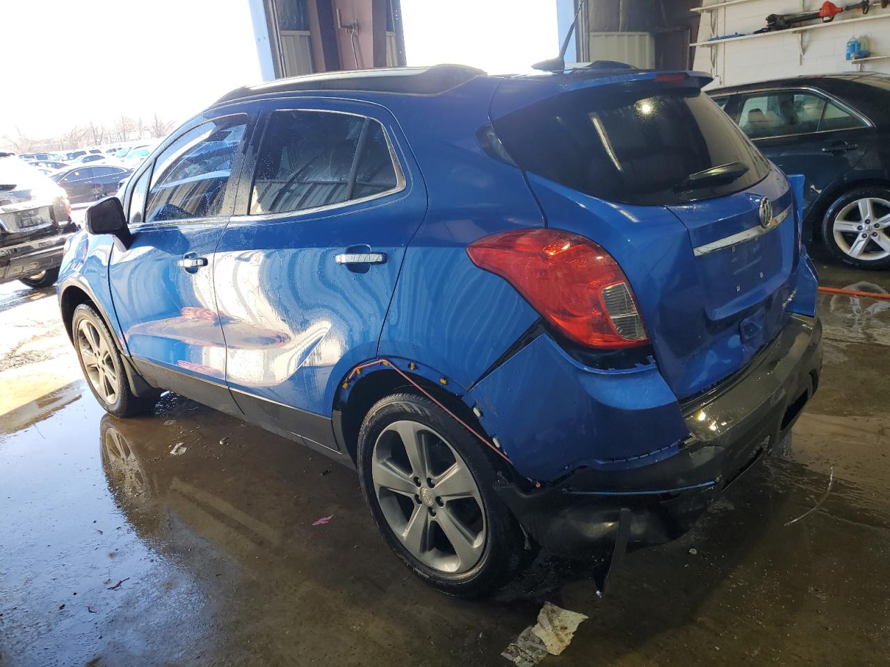 2014 Buick Encore VIN KL4CJGSB2EB784155 Copart auction photo, front end damage thumbnail 2
