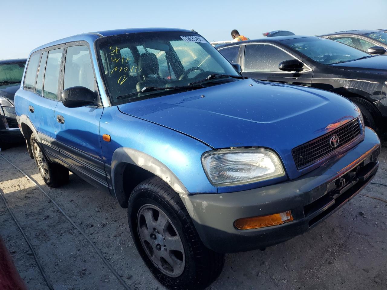 1997 Toyota RAV 4 VIN JT3HP10V4V7038091 Copart auction photo, water/flood damage thumbnail 4