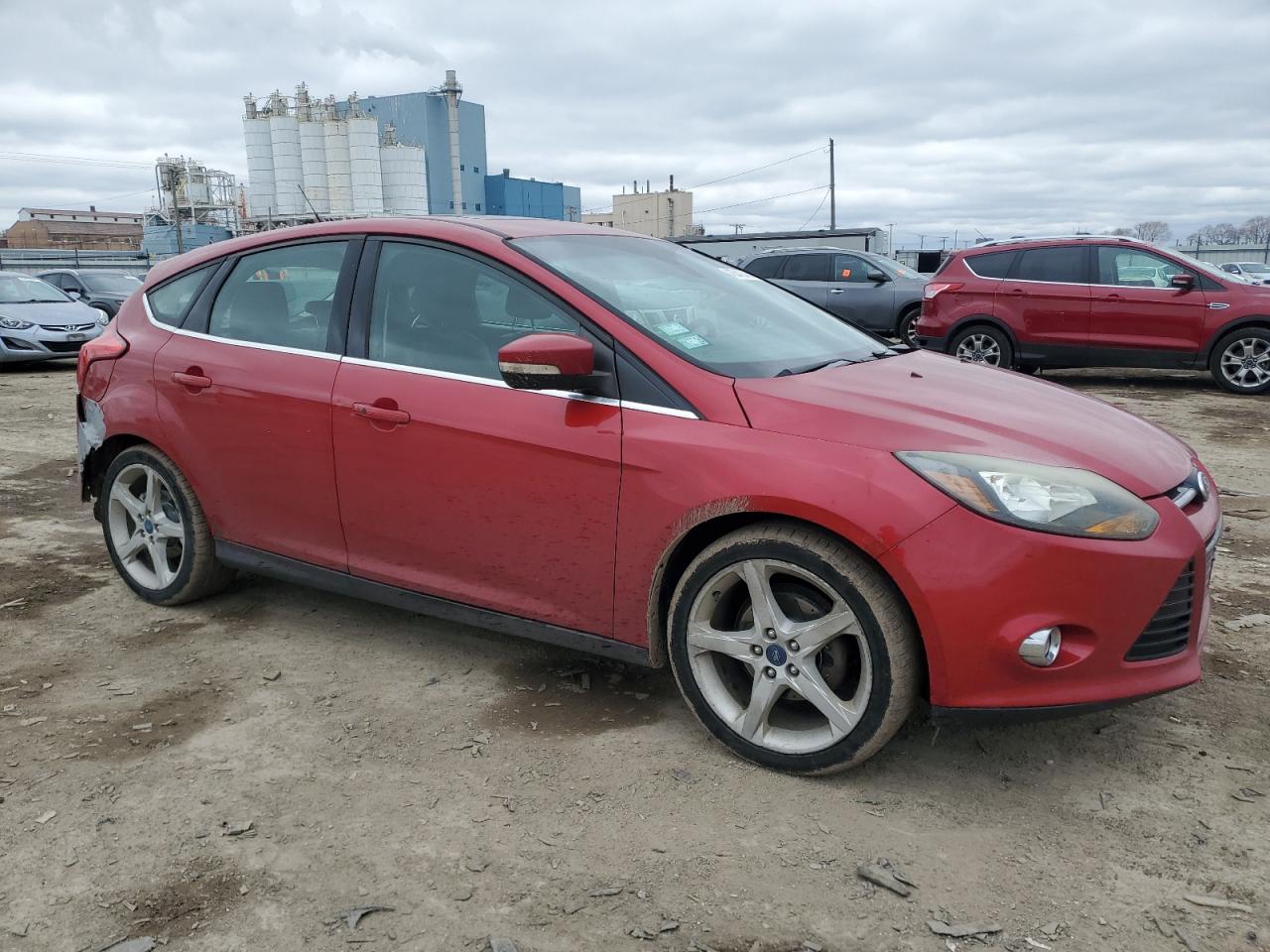 2012 Ford Focus VIN 1FAHP3N22CL127030 Copart auction photo, rear end damage thumbnail 4