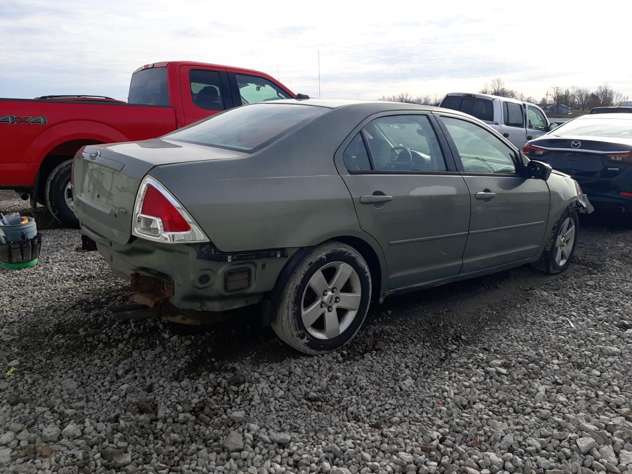 2008 Ford Fusion VIN 3FAHP07Z88R134145 Copart auction photo, front end / rear end damage thumbnail 3