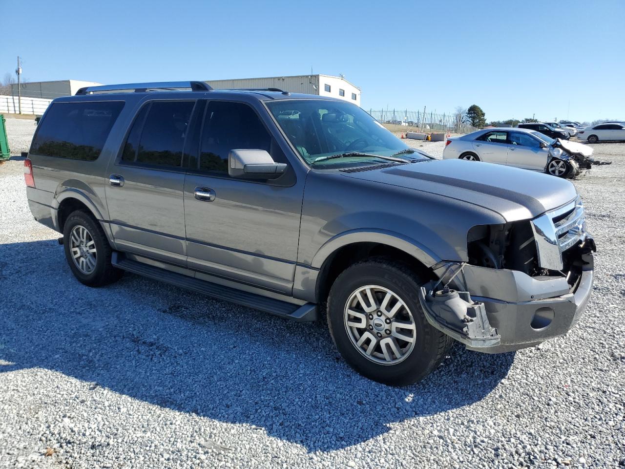 2013 Ford Expedition VIN 1FMJK1K58DEF27379 Copart auction photo, front end / undercarriage damage thumbnail 4