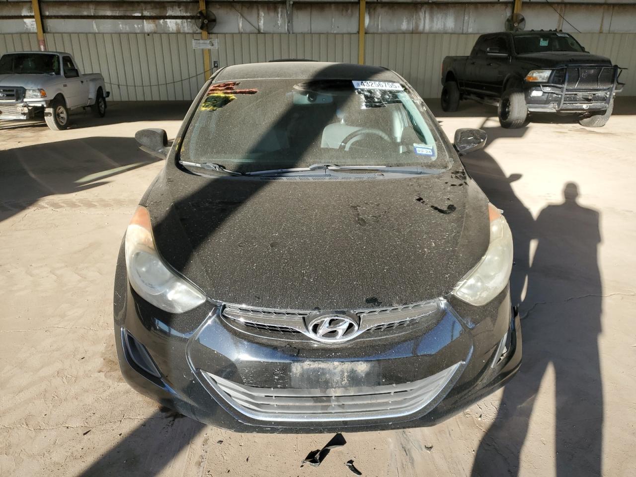2013 Hyundai Elantra VIN 5NPDH4AE6DH155267 Copart auction photo, side damage thumbnail 5
