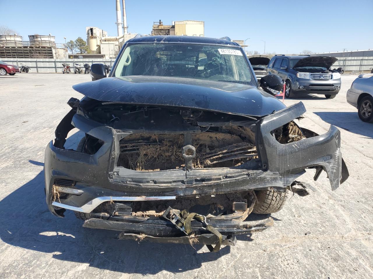2019 Infiniti QX80 VIN JN8AZ2NE9K9226485 Copart auction photo, mechanical / front end damage thumbnail 5