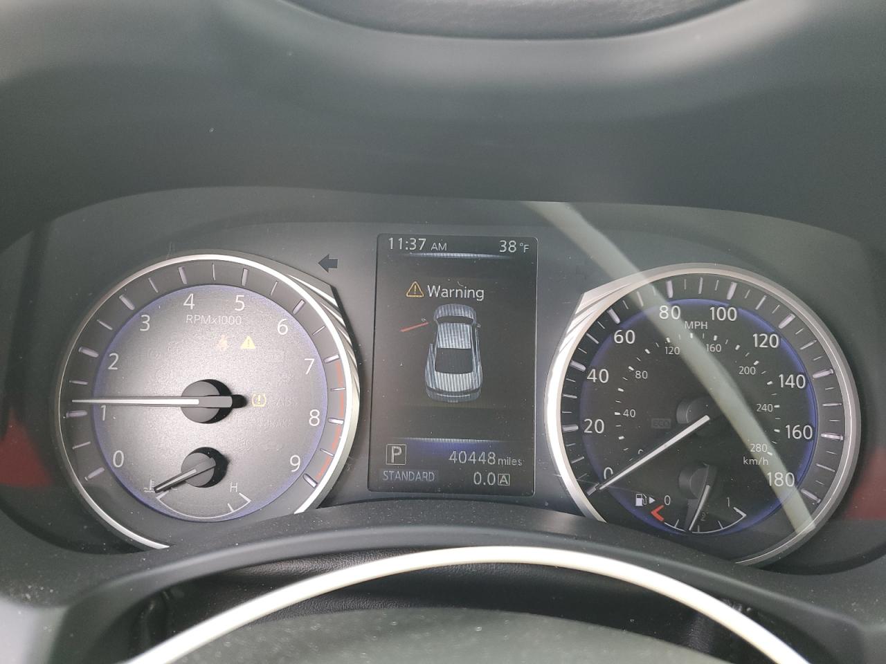 2017 Infiniti Q60 VIN JN1EV7ELXHM551952 Copart auction photo, front end damage thumbnail 9