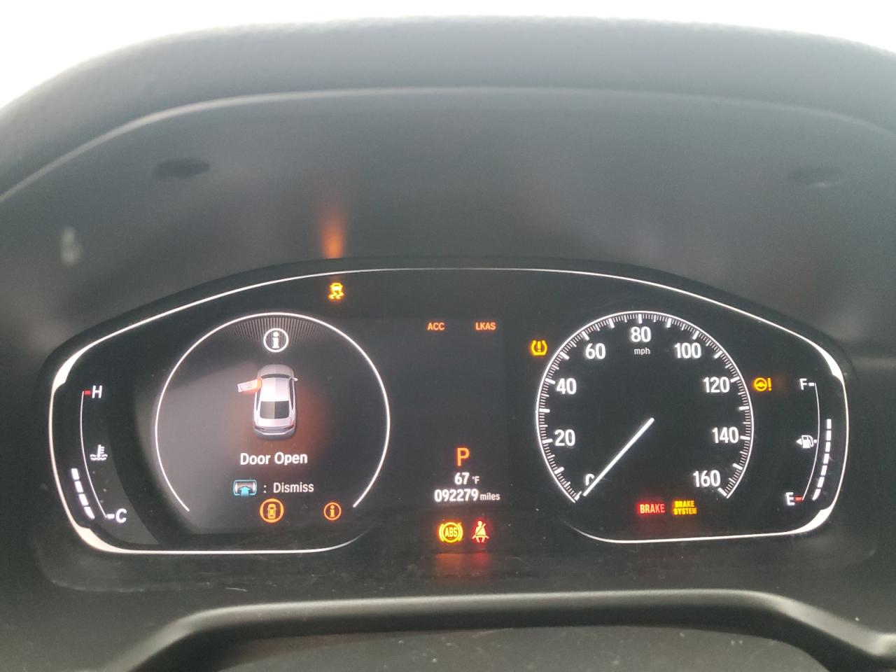 2019 Honda Accord VIN 1HGCV1F17KA083686 Copart auction photo, front end damage thumbnail 9