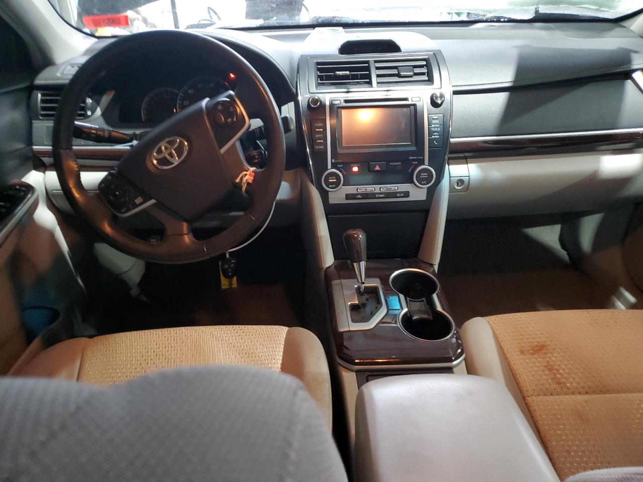 2014 Toyota Camry VIN 4T4BF1FK6ER390481 Copart auction photo, rear end / front end damage thumbnail 8
