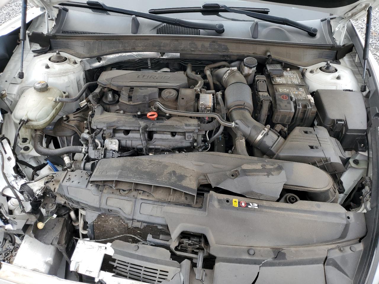 2020 Hyundai Sonata VIN 5NPEH4J28LH016704 Copart auction photo, front end / minor dent/scratches damage thumbnail 11
