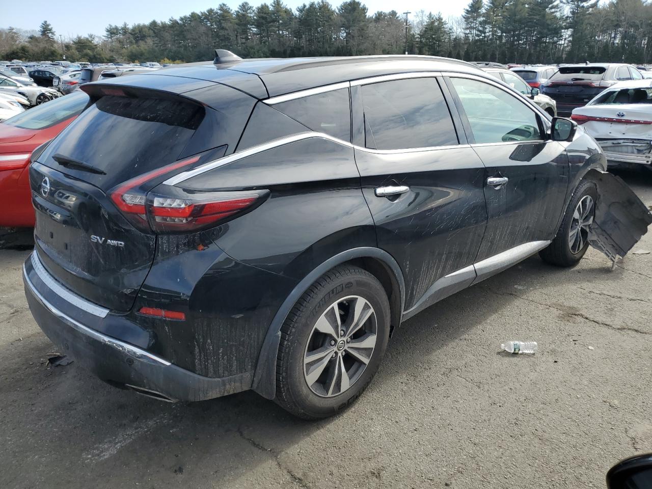2019 Nissan Murano VIN 5N1AZ2MS5KN113767 Copart auction photo, front end damage thumbnail 3