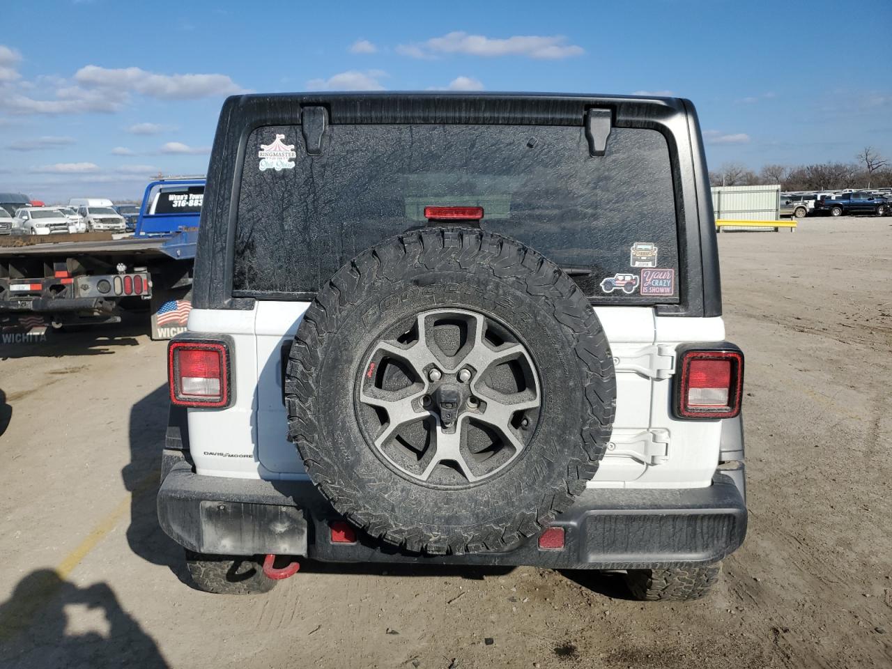 2020 Jeep Wrangler VIN 1C4HJXFN5LW139828 Copart auction photo, front end / side damage thumbnail 6