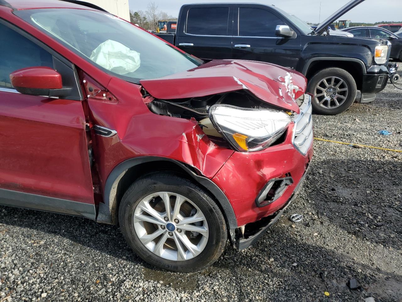 2018 Ford Escape VIN 1FMCU0GD1JUD41164 Copart auction photo, front end damage thumbnail 9
