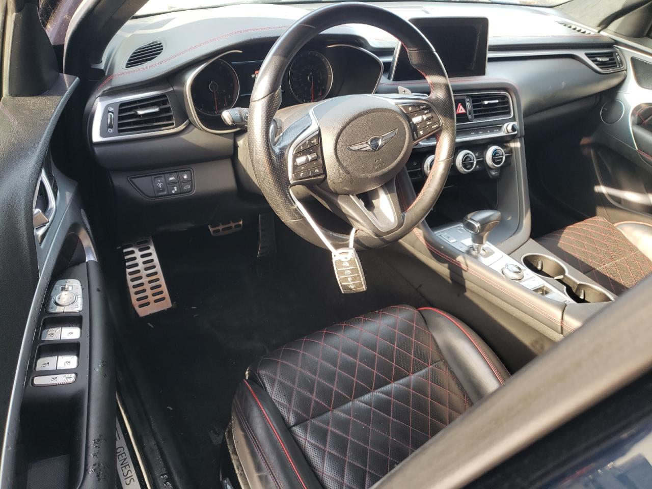 2019 Genesis G70 VIN KMTG34LE8KU021082 Copart auction photo, front end damage thumbnail 8