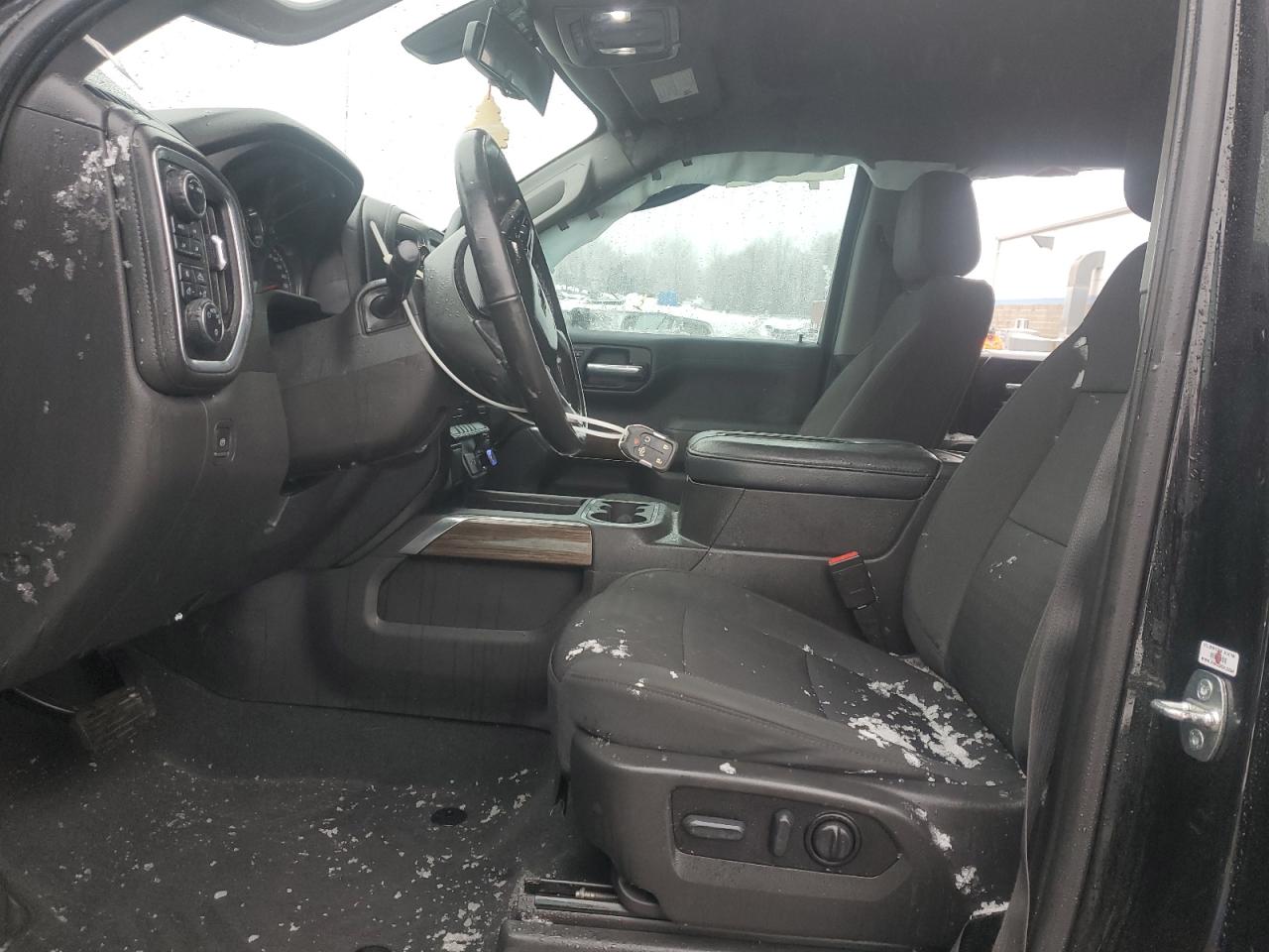 2022 Chevrolet Silverado VIN 3GCPYFEL4NG101803 Copart auction photo, side / front end damage thumbnail 7