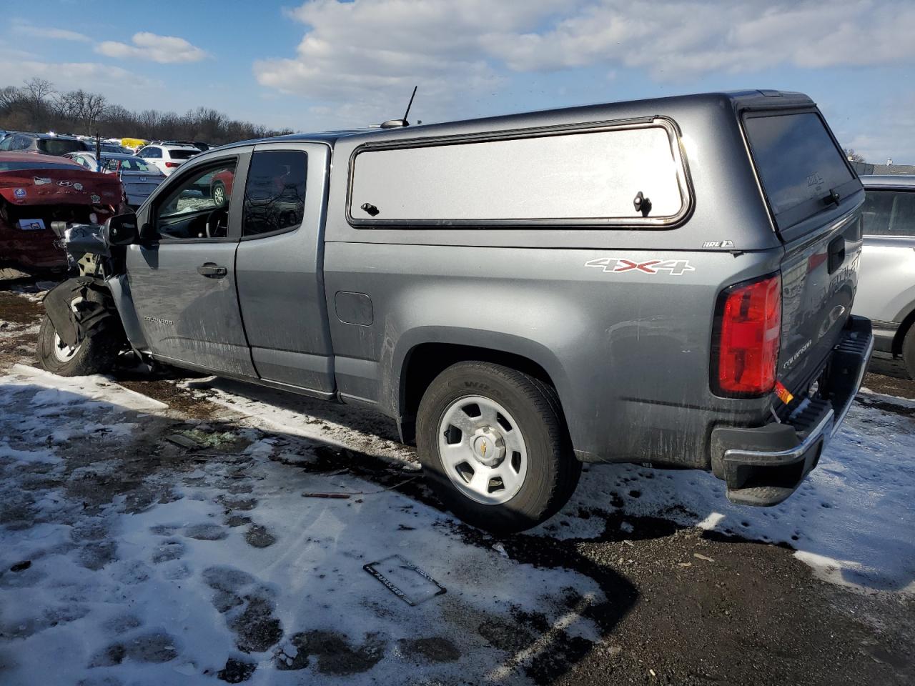 2022 Chevrolet Colorado VIN 1GCHTBEN8N1172580 Copart auction photo, undercarriage / front end damage thumbnail 2