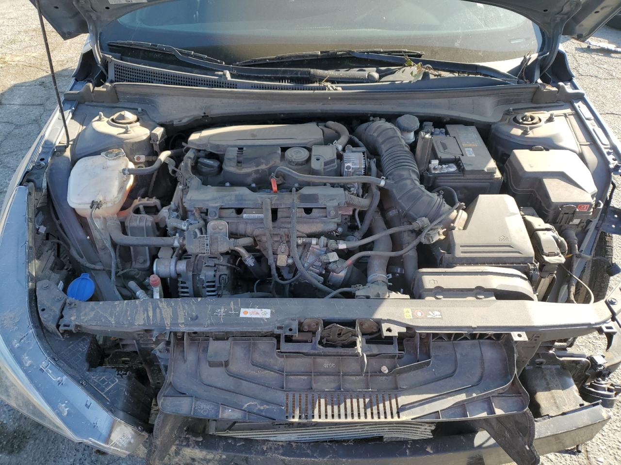 2022 Hyundai Elantra VIN KMHLR4AF7NU269511 Copart auction photo, front end / rear end damage thumbnail 12
