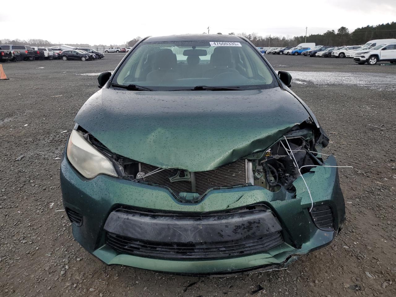 2014 Toyota Corolla VIN 5YFBURHE7EP043622 Copart auction photo, front end damage thumbnail 5