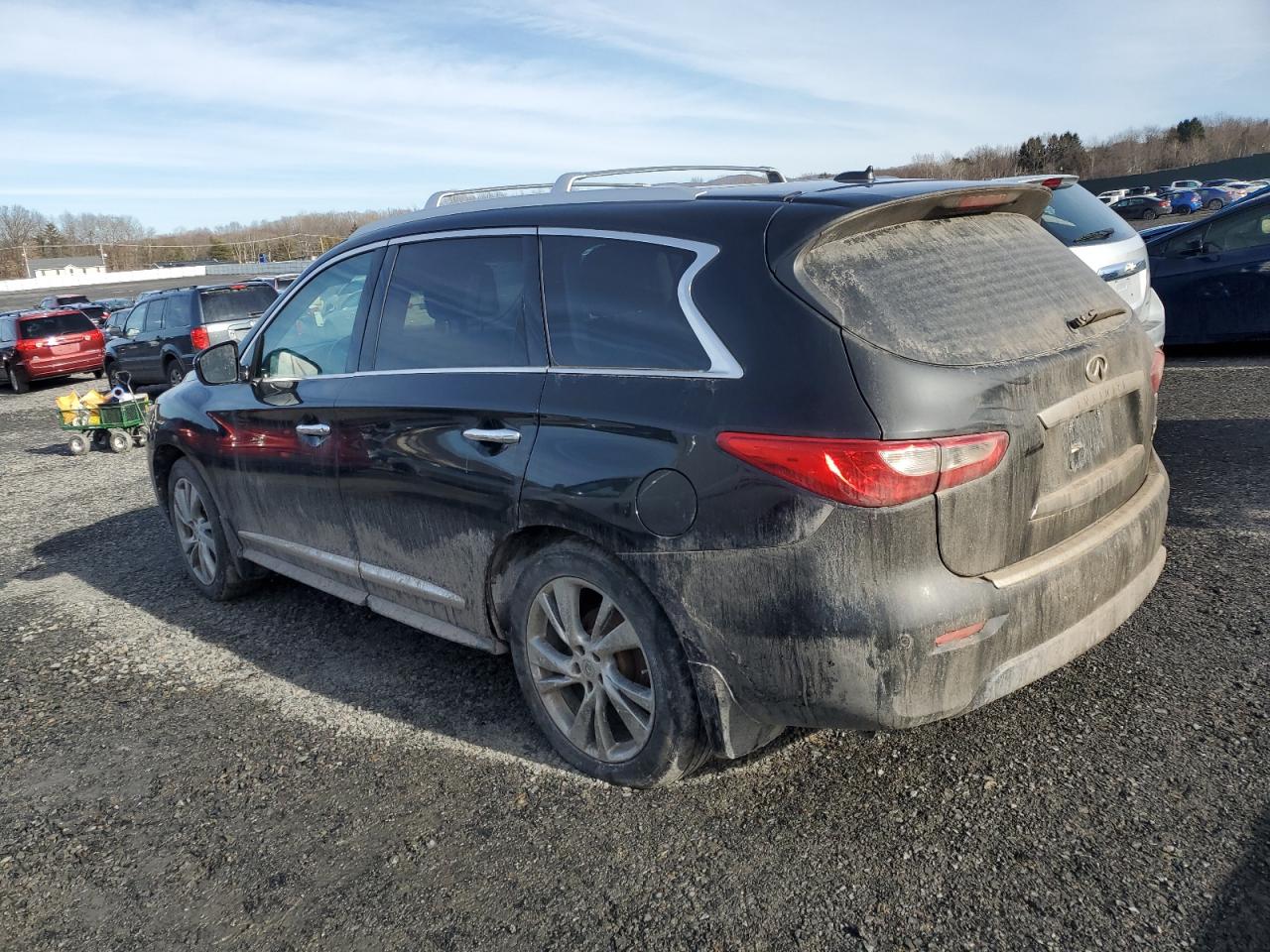 2013 Infiniti JX VIN 5N1AL0MM2DC351985 Copart auction photo, front end damage thumbnail 2