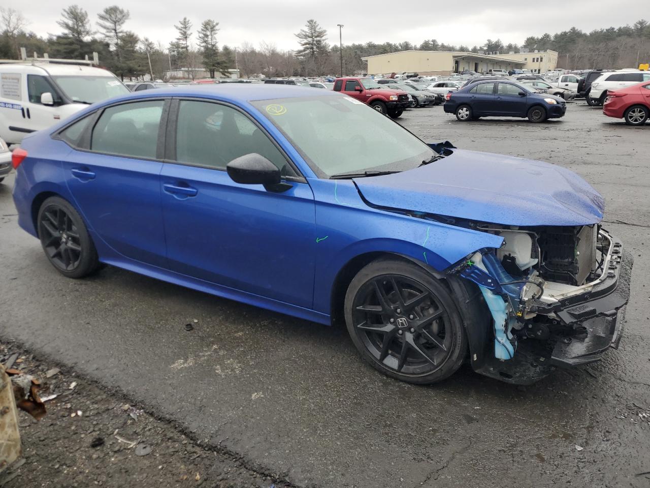 2022 Honda Civic VIN 2HGFE2F58NH502883 Copart auction photo, front end damage thumbnail 4