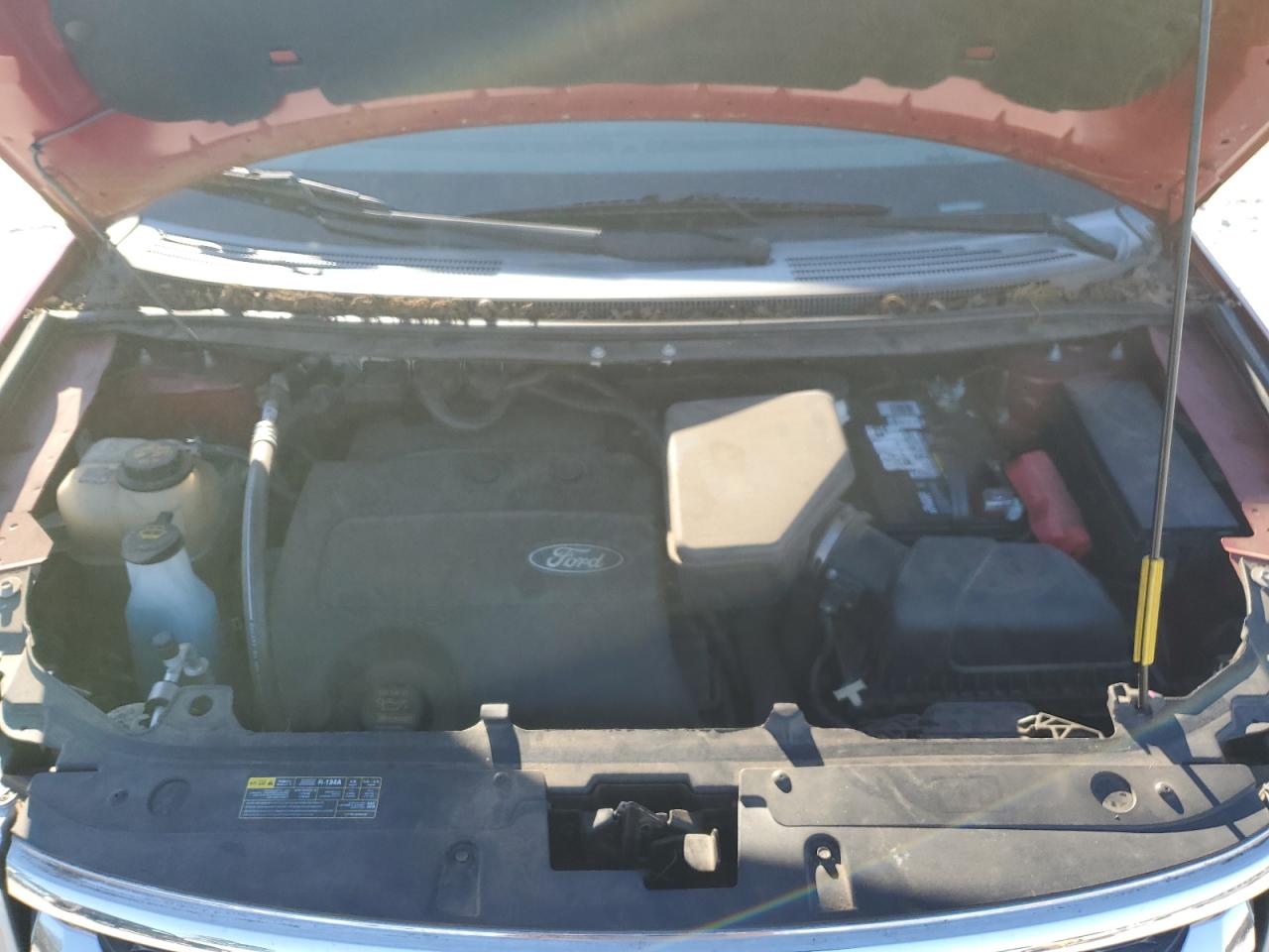 2013 Ford Edge VIN 2FMDK3JC6DBA72665 Copart auction photo, rear end damage thumbnail 12