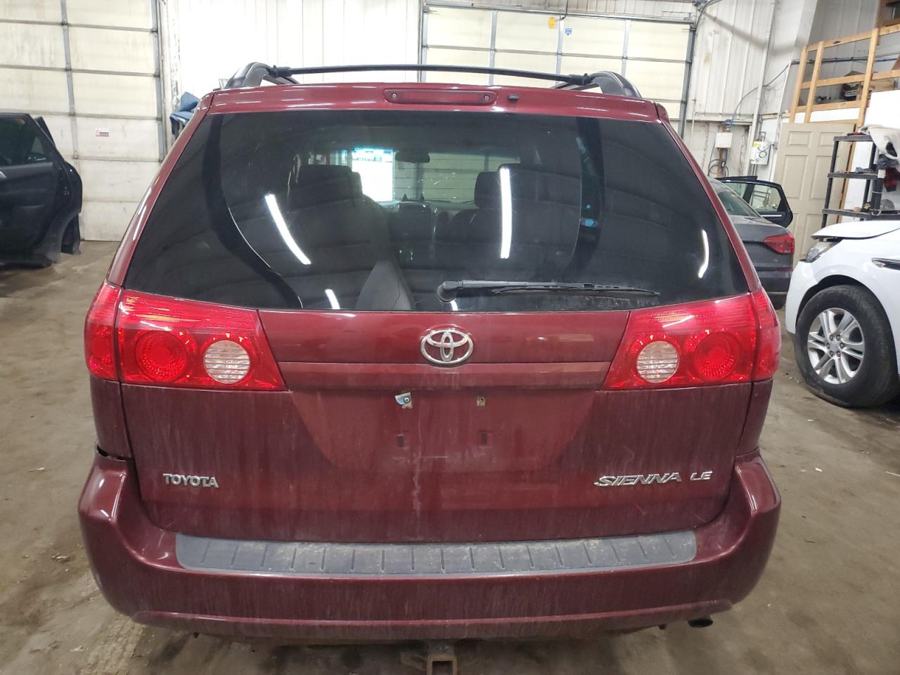 2008 Toyota Sienna VIN 5TDZK23CX8S164898 Copart auction photo, side / front end damage thumbnail 6