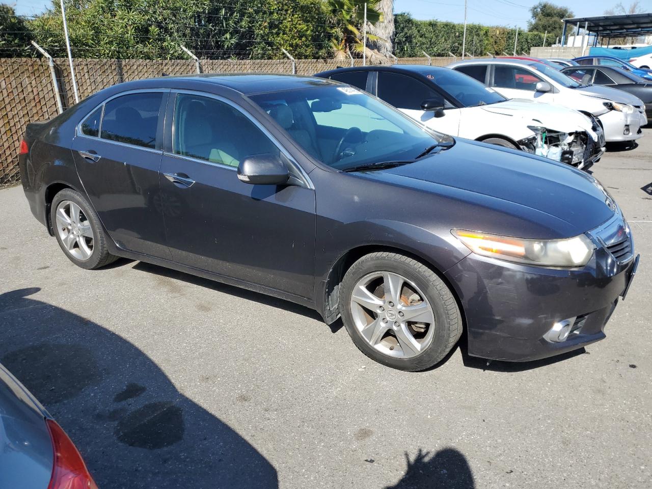 2011 Acura TSX VIN JH4CU2F60BC017339 Copart auction photo, side damage thumbnail 4