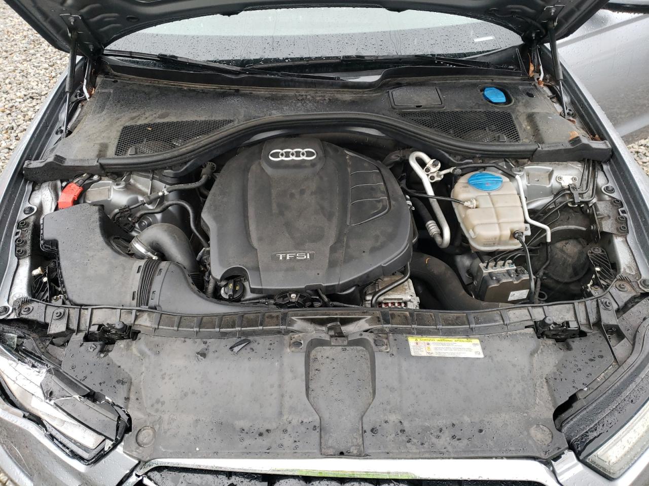 2017 Audi A6 VIN WAUG8AFC7HN015153 Copart auction photo, front end / rear end damage thumbnail 11