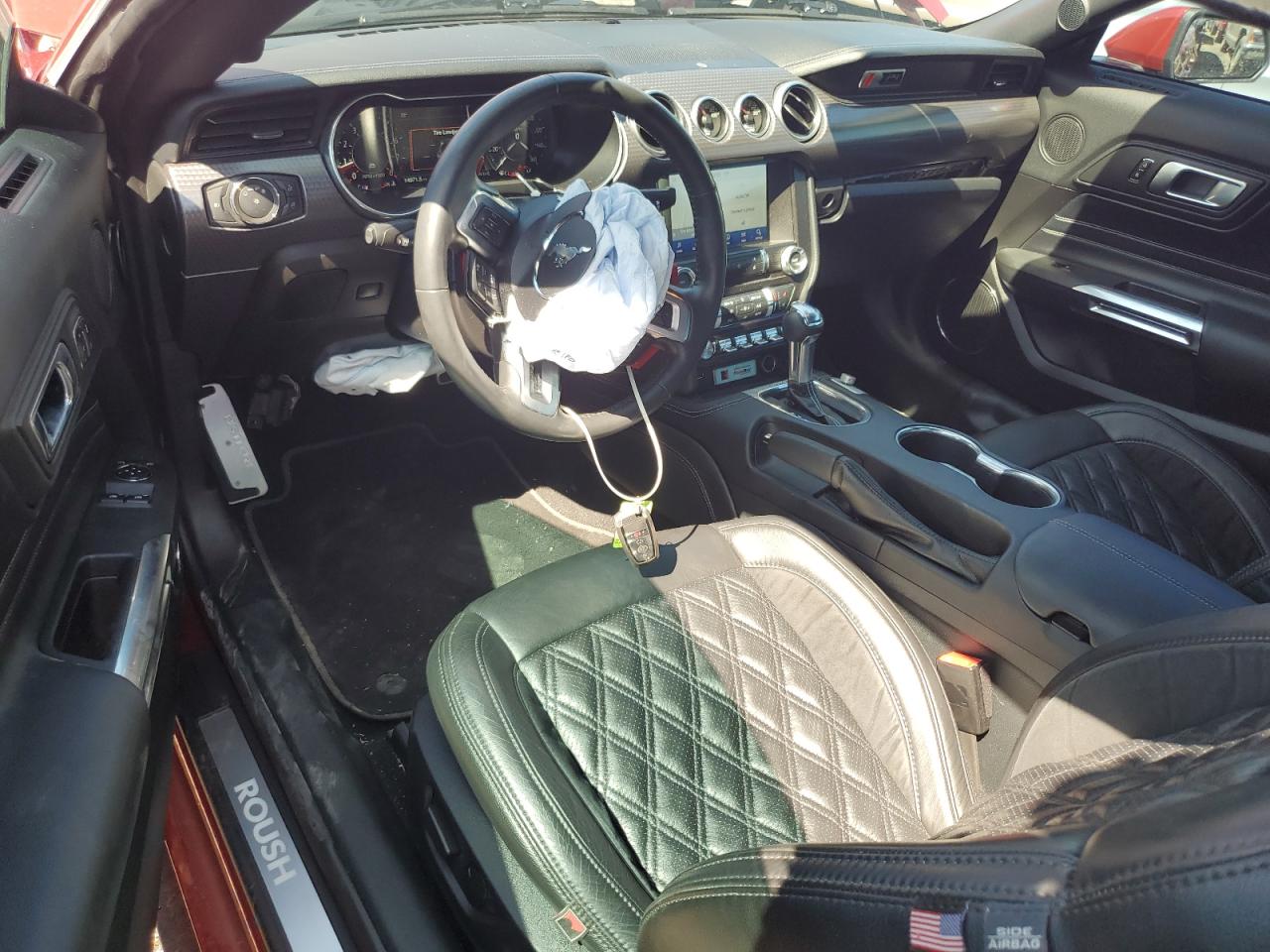 2021 Ford Mustang VIN 1FA6P8CF8M5145287 Copart auction photo, front end / minor dent/scratches damage thumbnail 8