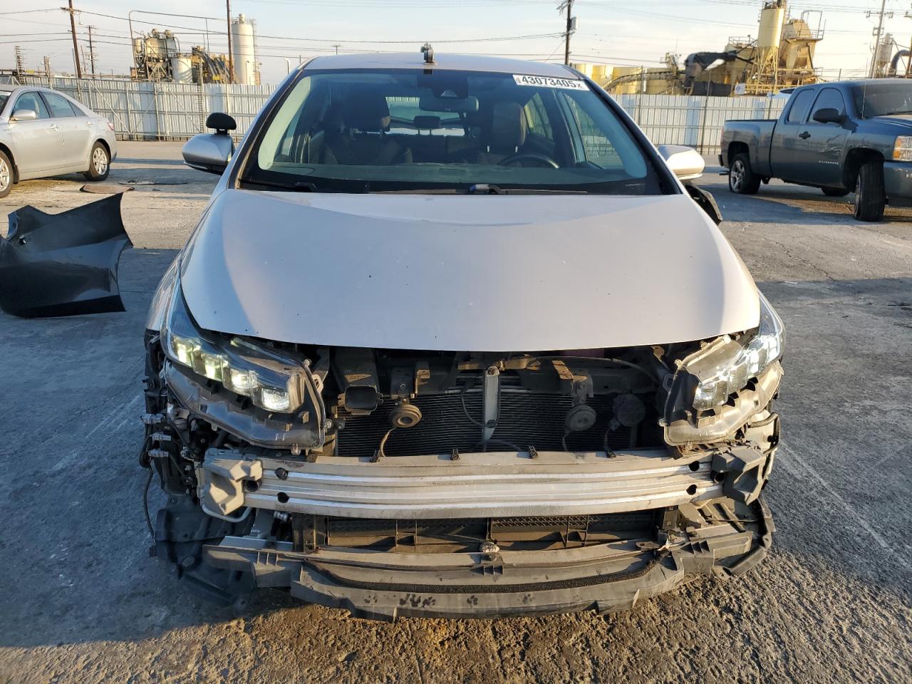 2020 Toyota Prius VIN JTDKARFP2L3131092 Copart auction photo, front end / rear end damage thumbnail 5
