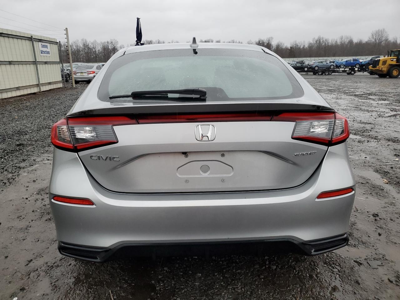 2022 Honda Civic VIN 19XFL2H8XNE003879 Copart auction photo, front end / side damage thumbnail 6