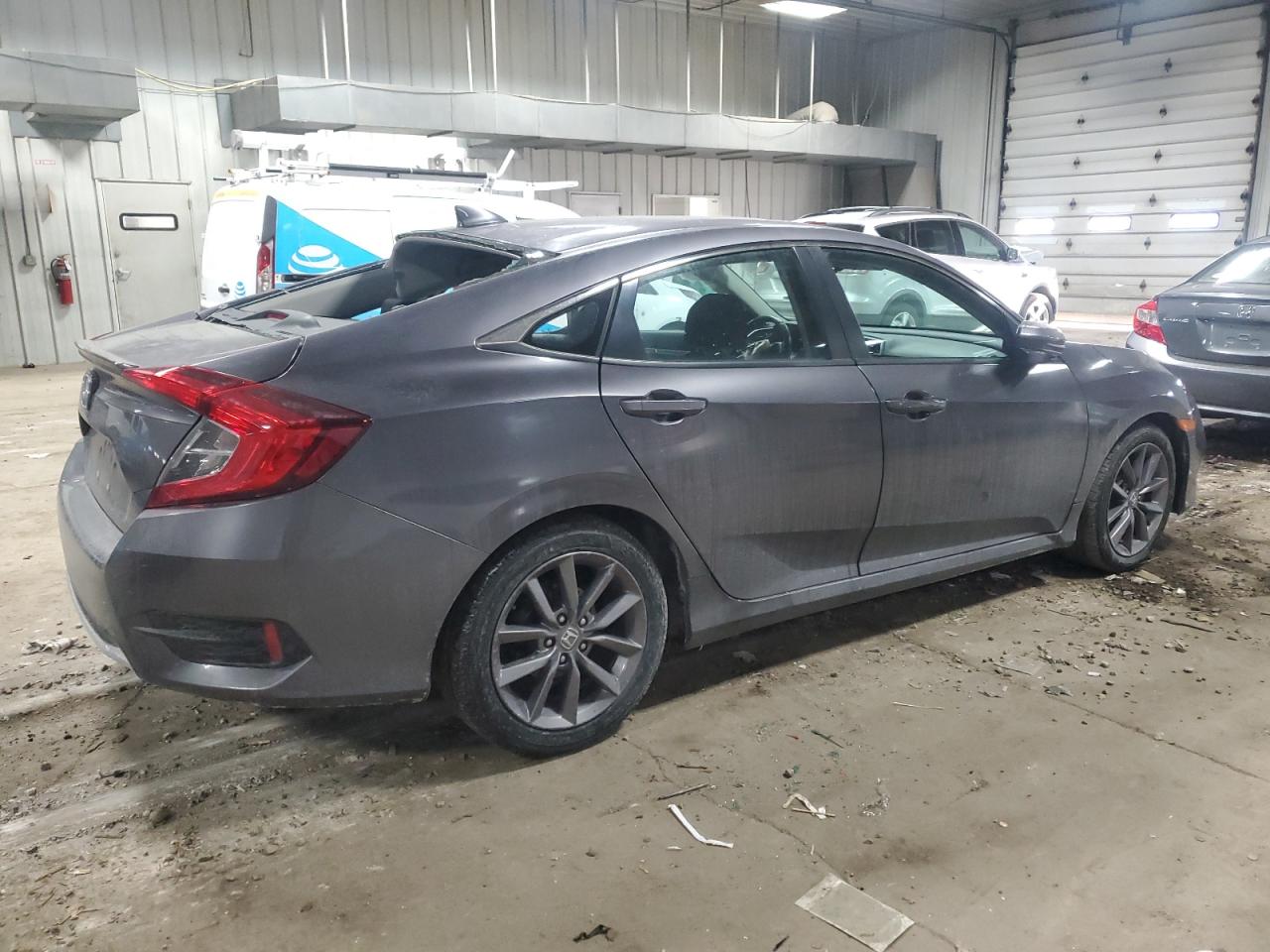 2020 Honda Civic VIN 19XFC1F3XLE005274 Copart auction photo, all over damage thumbnail 3