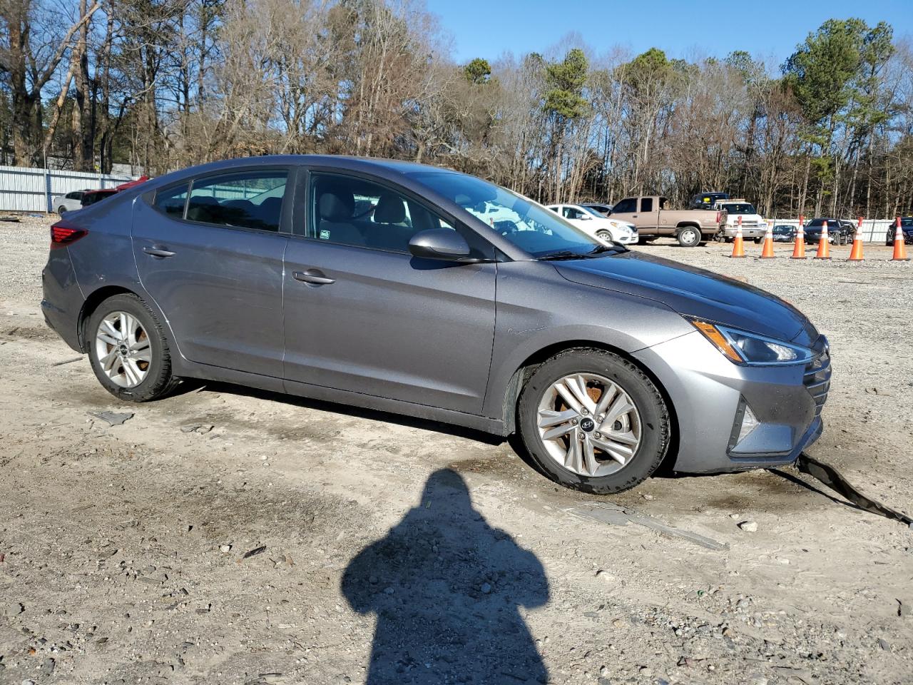 2020 Hyundai Elantra VIN 5NPD84LF4LH540072 Copart auction photo, front end / side damage thumbnail 4