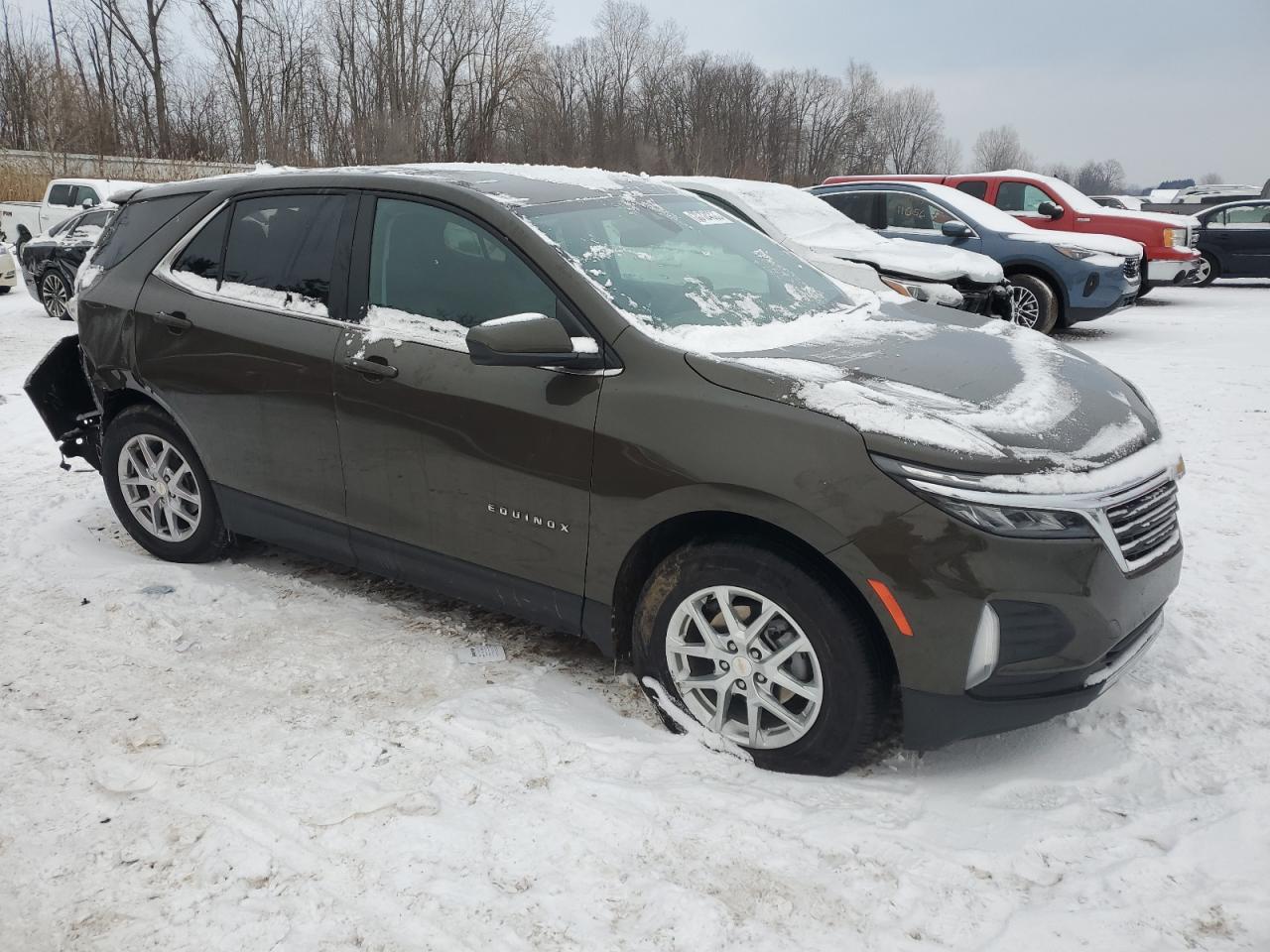 2023 Chevrolet Equinox VIN 3GNAXKEG3PL228547 Copart auction photo, rear end / side damage thumbnail 4