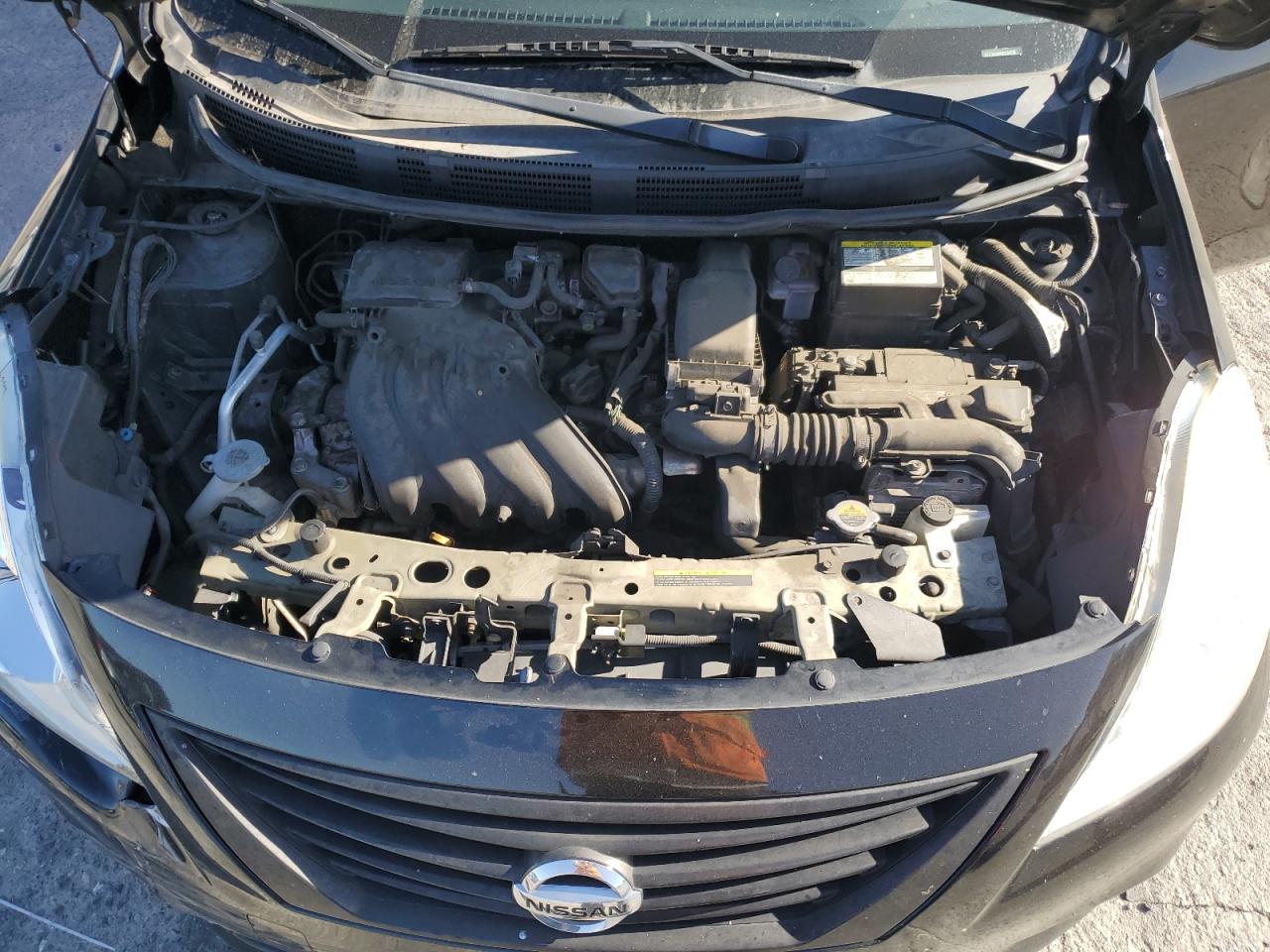 2014 Nissan Versa VIN 3N1CN7AP6EL847265 Copart auction photo, front end damage thumbnail 11
