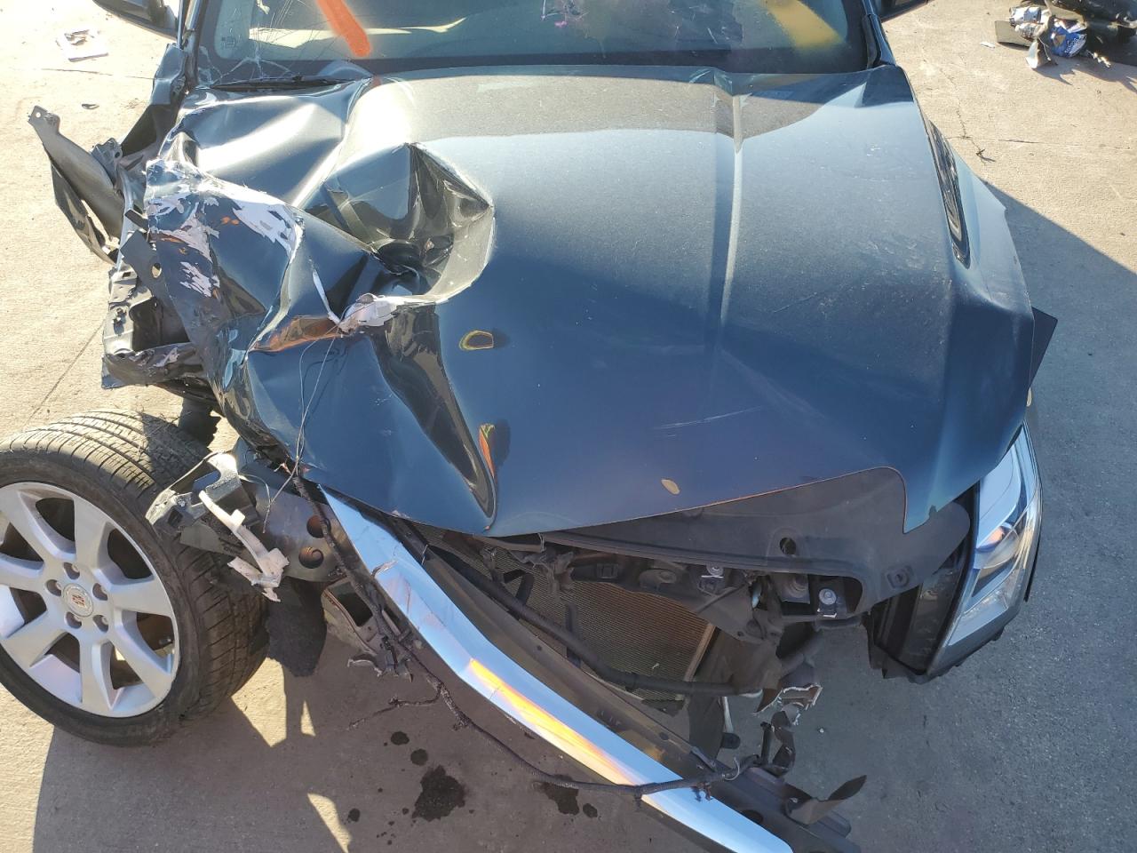 2014 Cadillac ATS VIN 1G6AG5RX1E0176451 Copart auction photo, front end damage thumbnail 12