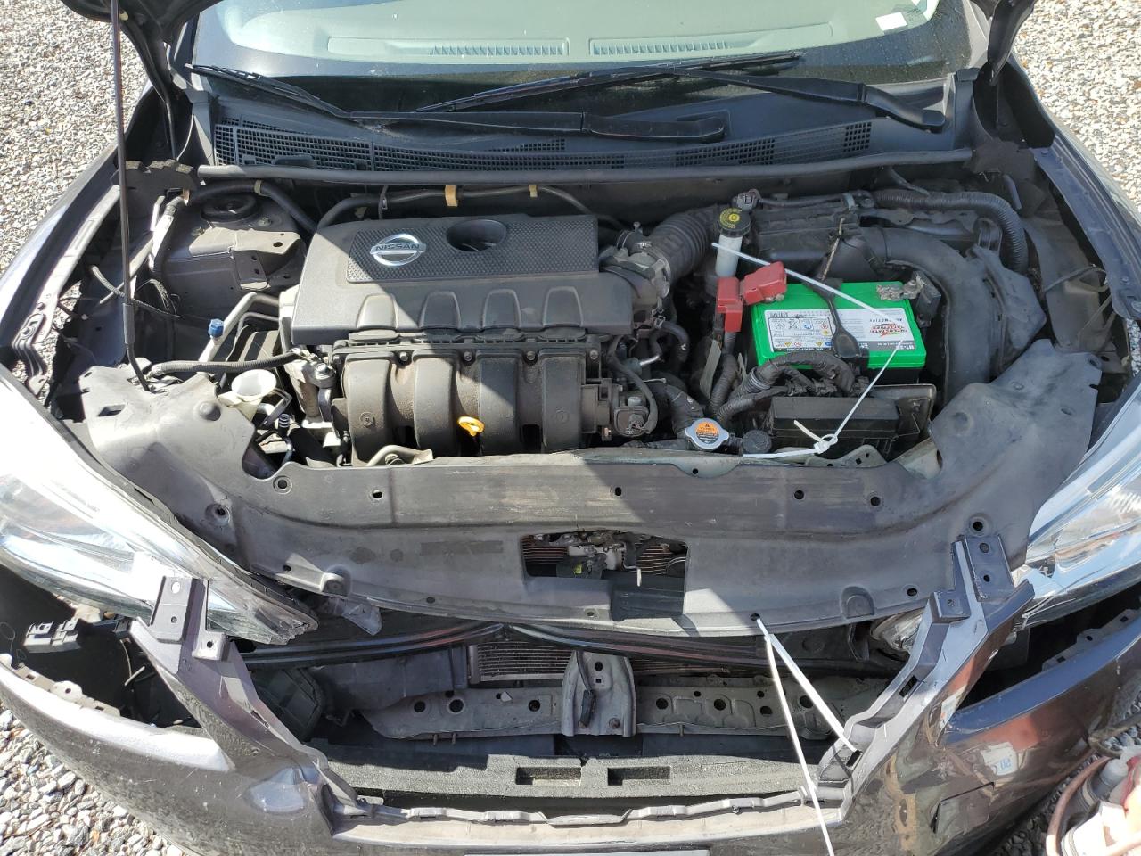 2014 Nissan Sentra VIN 3N1AB7AP9EY230350 Copart auction photo, front end / side damage thumbnail 11