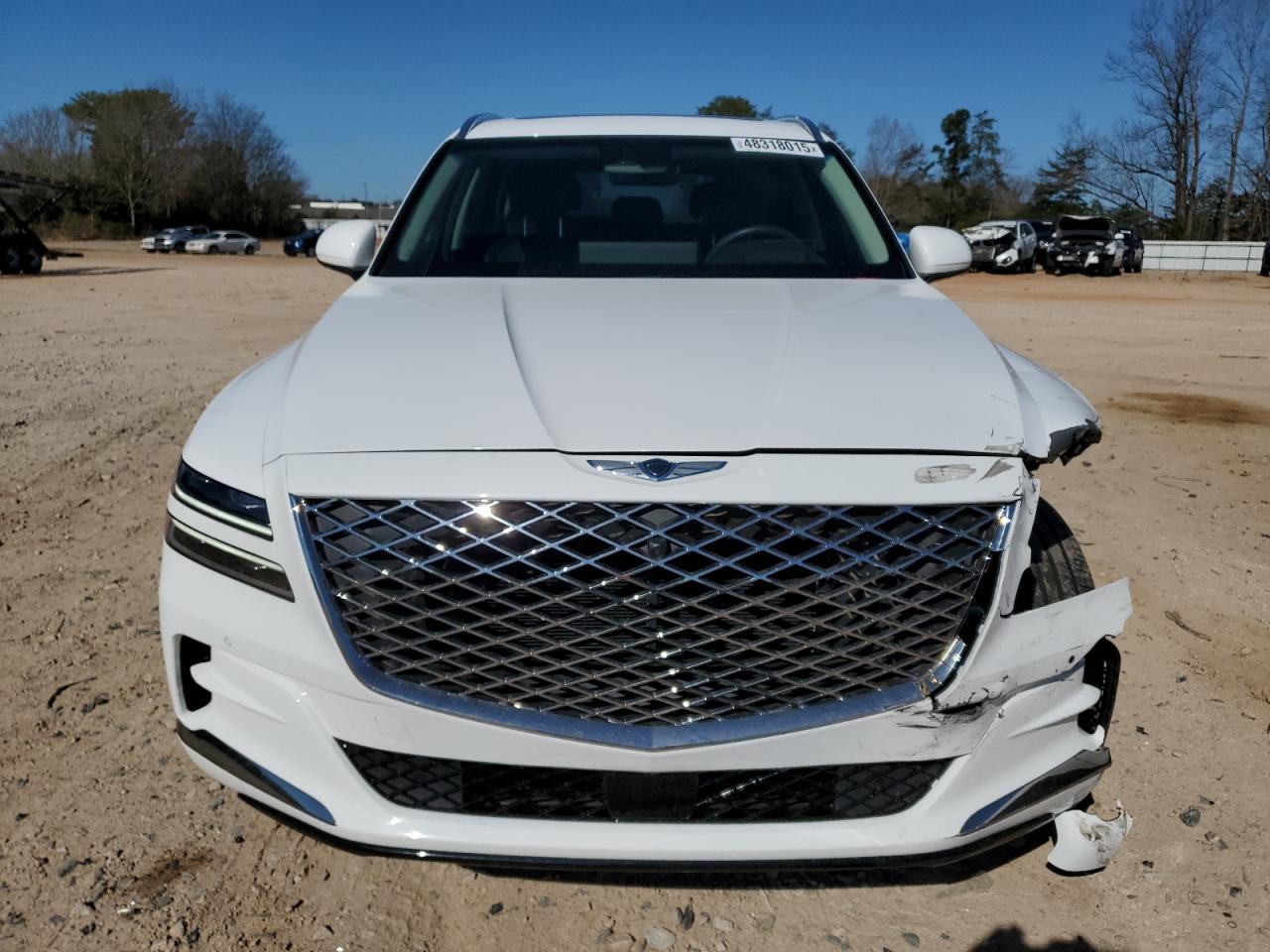 2023 Genesis Gv80 VIN KMUHCESC7PU147303 Copart auction photo, front end damage thumbnail 5