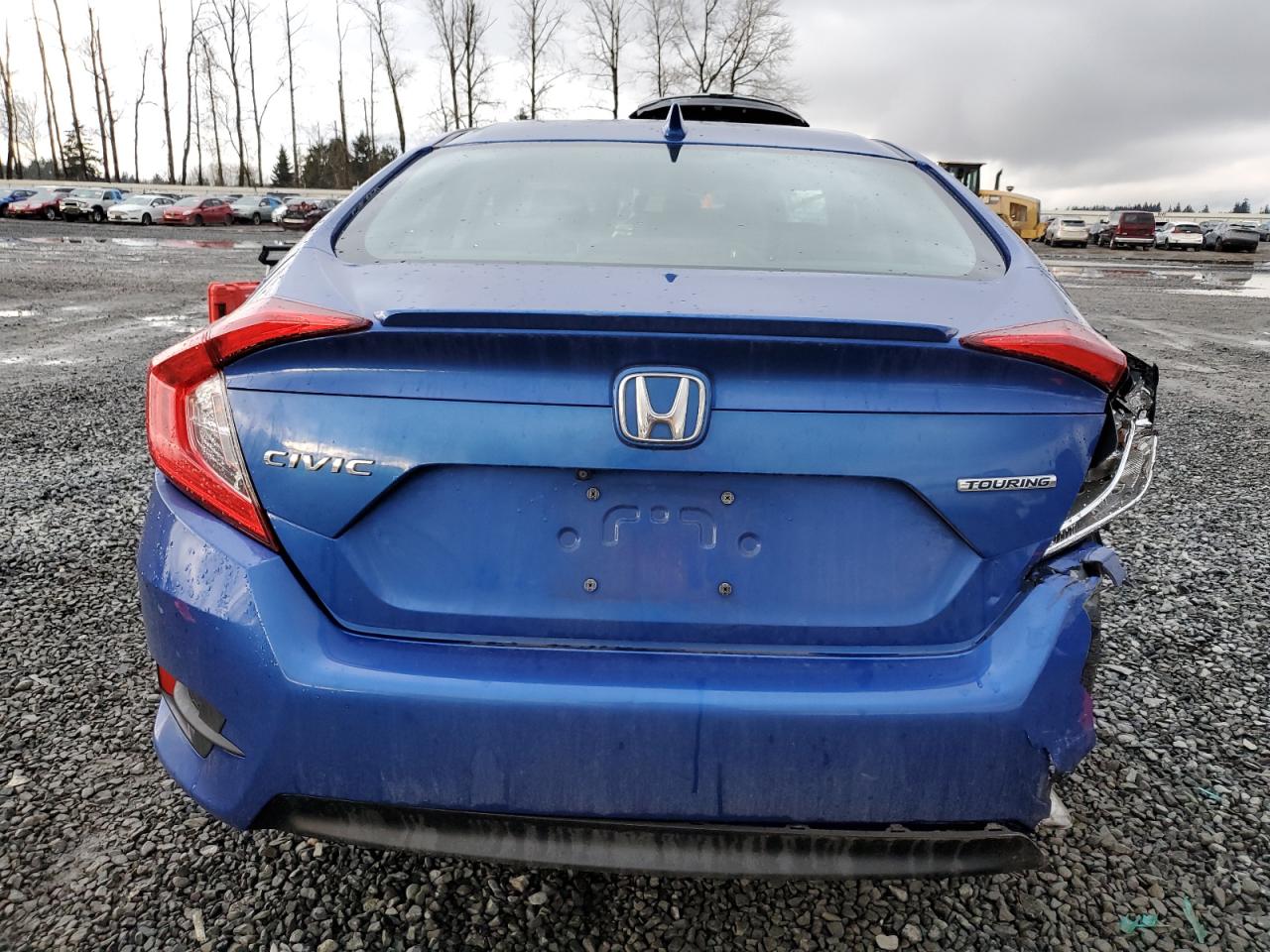 2016 Honda Civic VIN 19XFC1F96GE207099 Copart auction photo, rear end damage thumbnail 6
