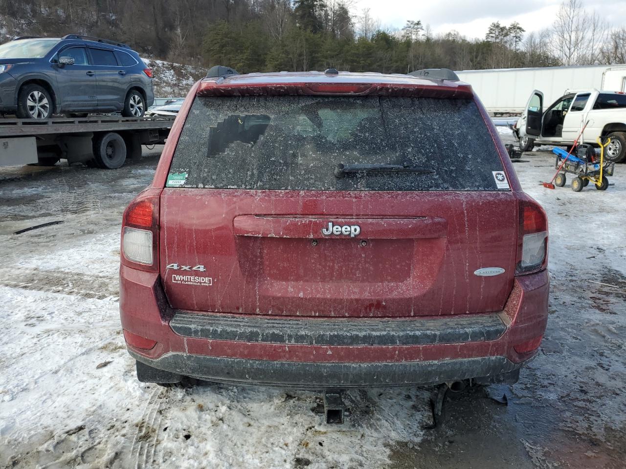 2014 Jeep Compass VIN 1C4NJDEB3ED520892 Copart auction photo, front end damage thumbnail 6