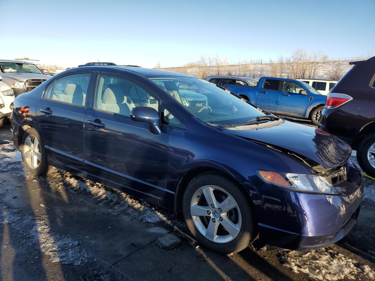 2006 Honda Civic VIN 1HGFA16816L128749 Copart auction photo, front end / side damage thumbnail 4