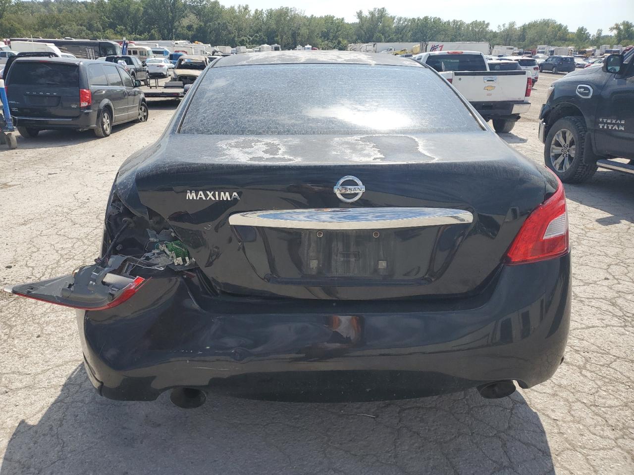 2009 Nissan Maxima VIN 1N4AA51E29C834944 Copart auction photo, rear end damage thumbnail 6