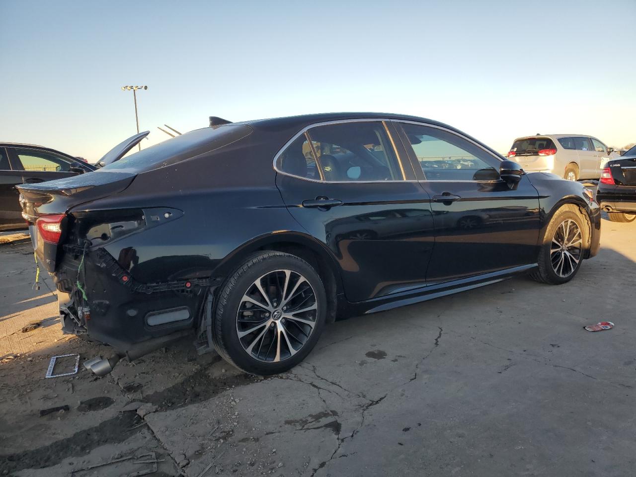 2020 Toyota Camry VIN 4T1G11AK7LU888644 Copart auction photo, rear end / hail damage thumbnail 3