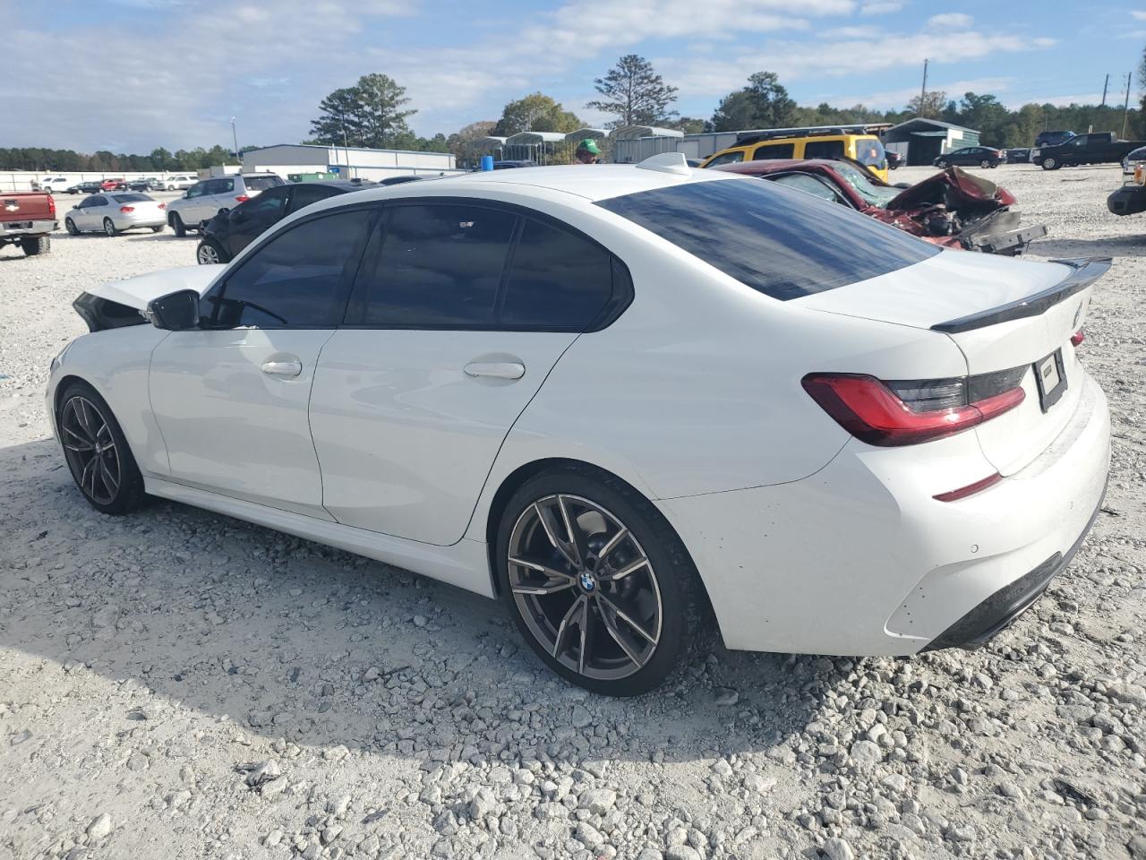 2020 BMW M3 VIN WBA5U7C0XLFH57150 Copart auction photo, front end damage thumbnail 2