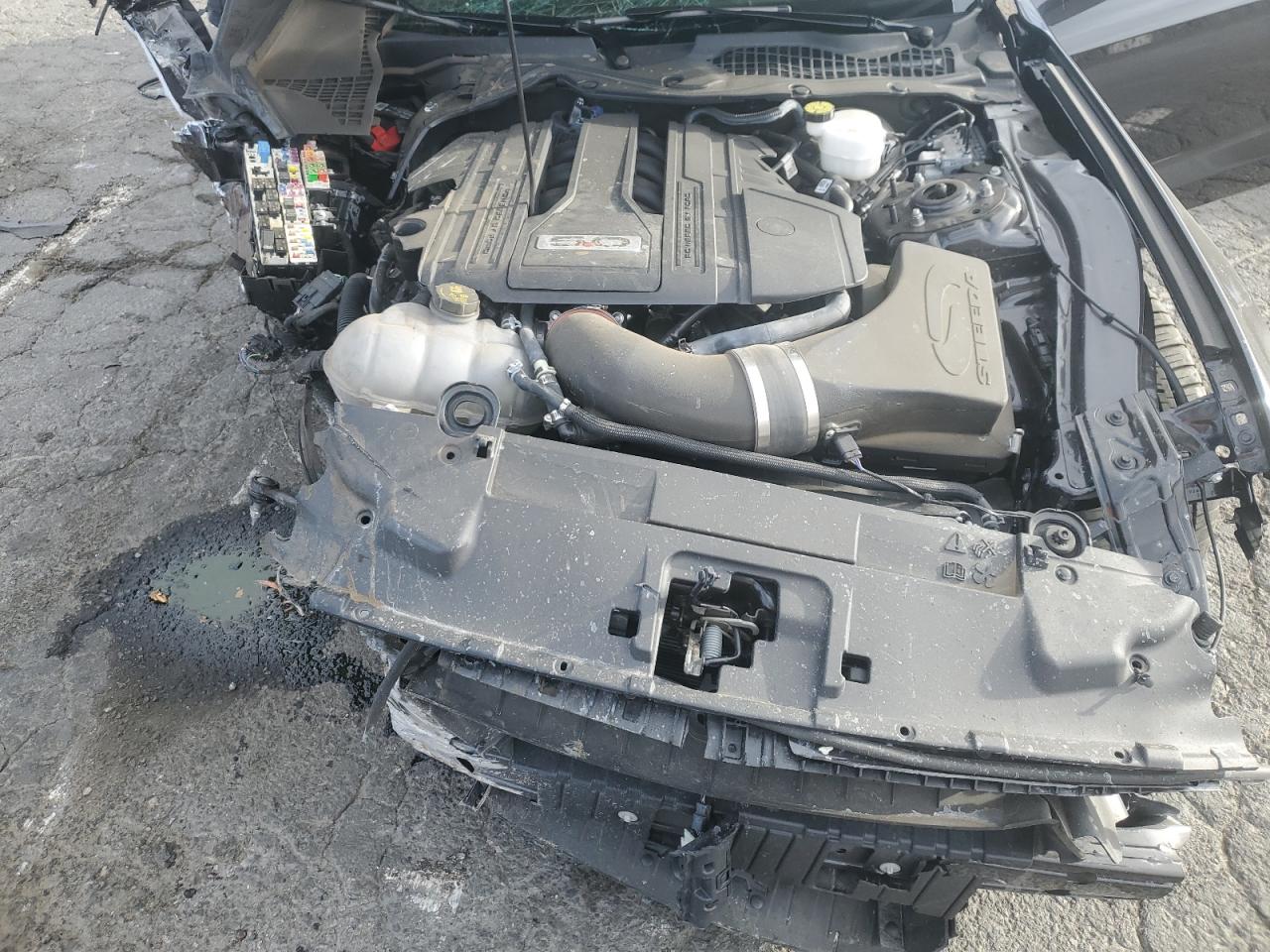 2022 Ford Mustang VIN 1FA6P8CF6N5146780 Copart auction photo, all over damage thumbnail 12