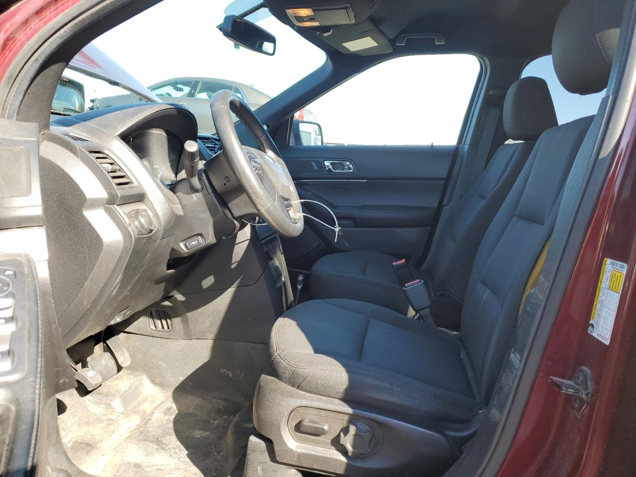 2017 Ford Explorer VIN 1FM5K8AR8HGC25440 Copart auction photo, front end / side damage thumbnail 7