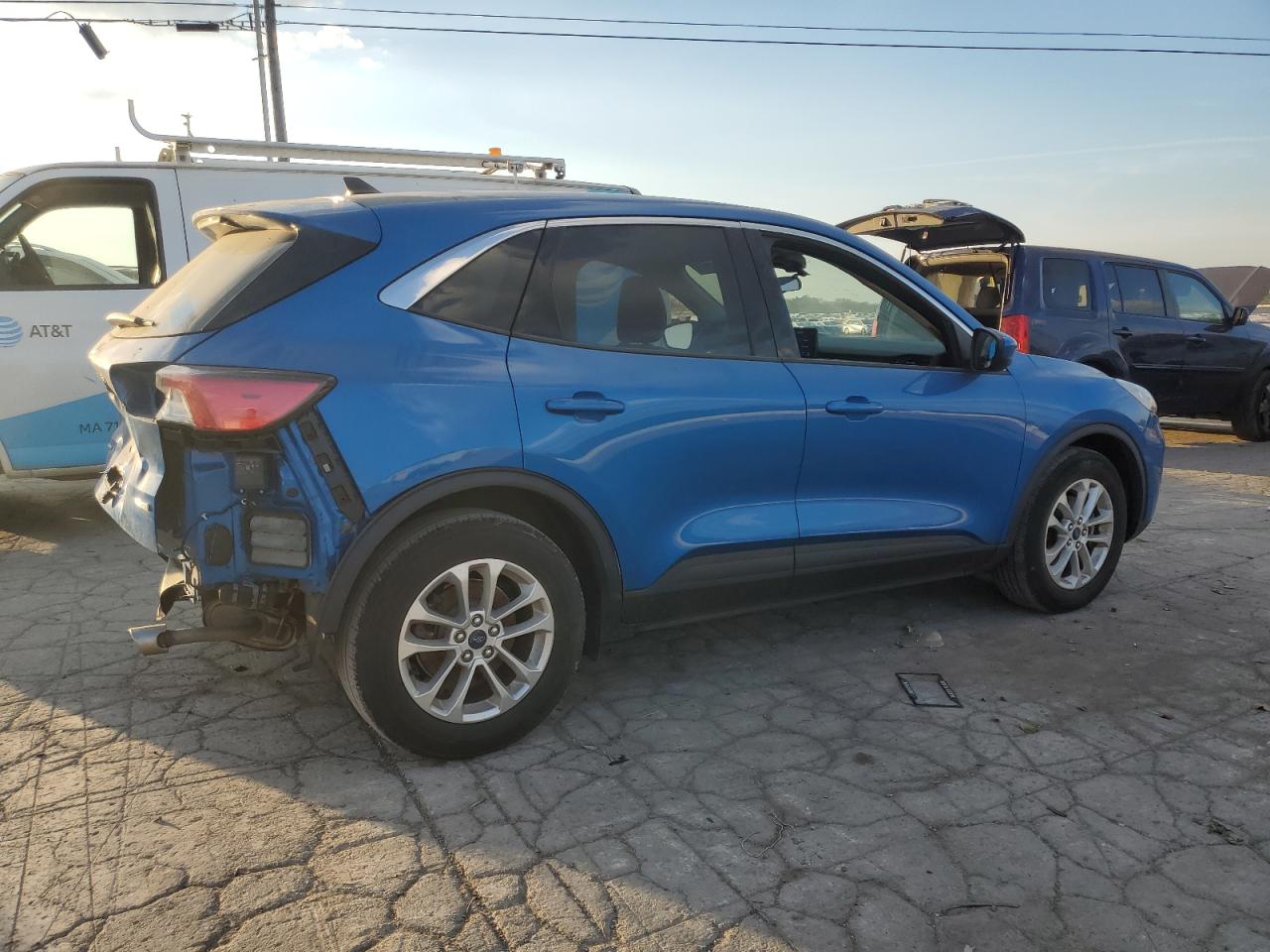 2020 Ford Escape VIN 1FMCU0G61LUC36449 Copart auction photo, rear end damage thumbnail 3