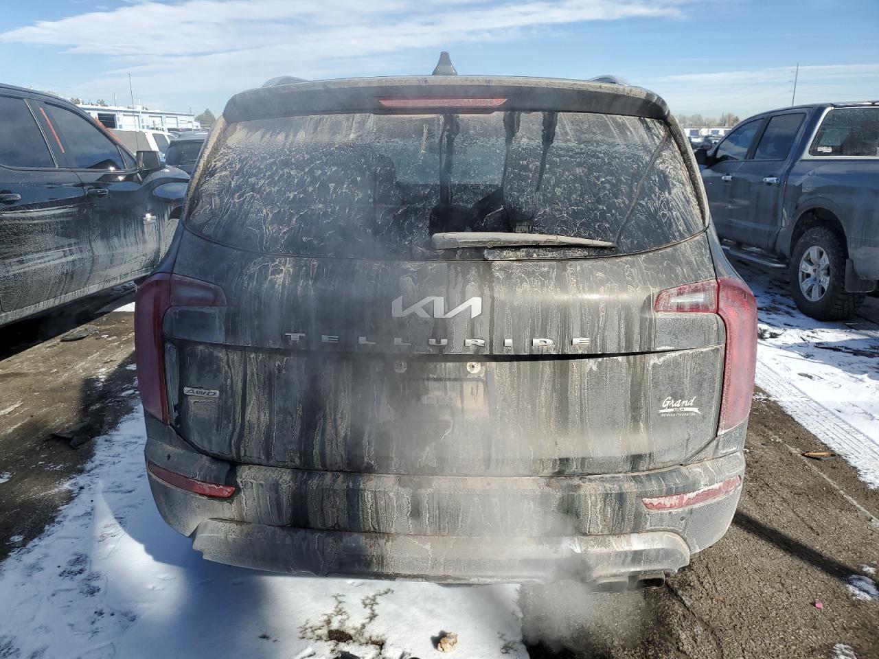 2022 KIA Telluride VIN 5XYP6DHC5NG319656 Copart auction photo, front end damage thumbnail 6