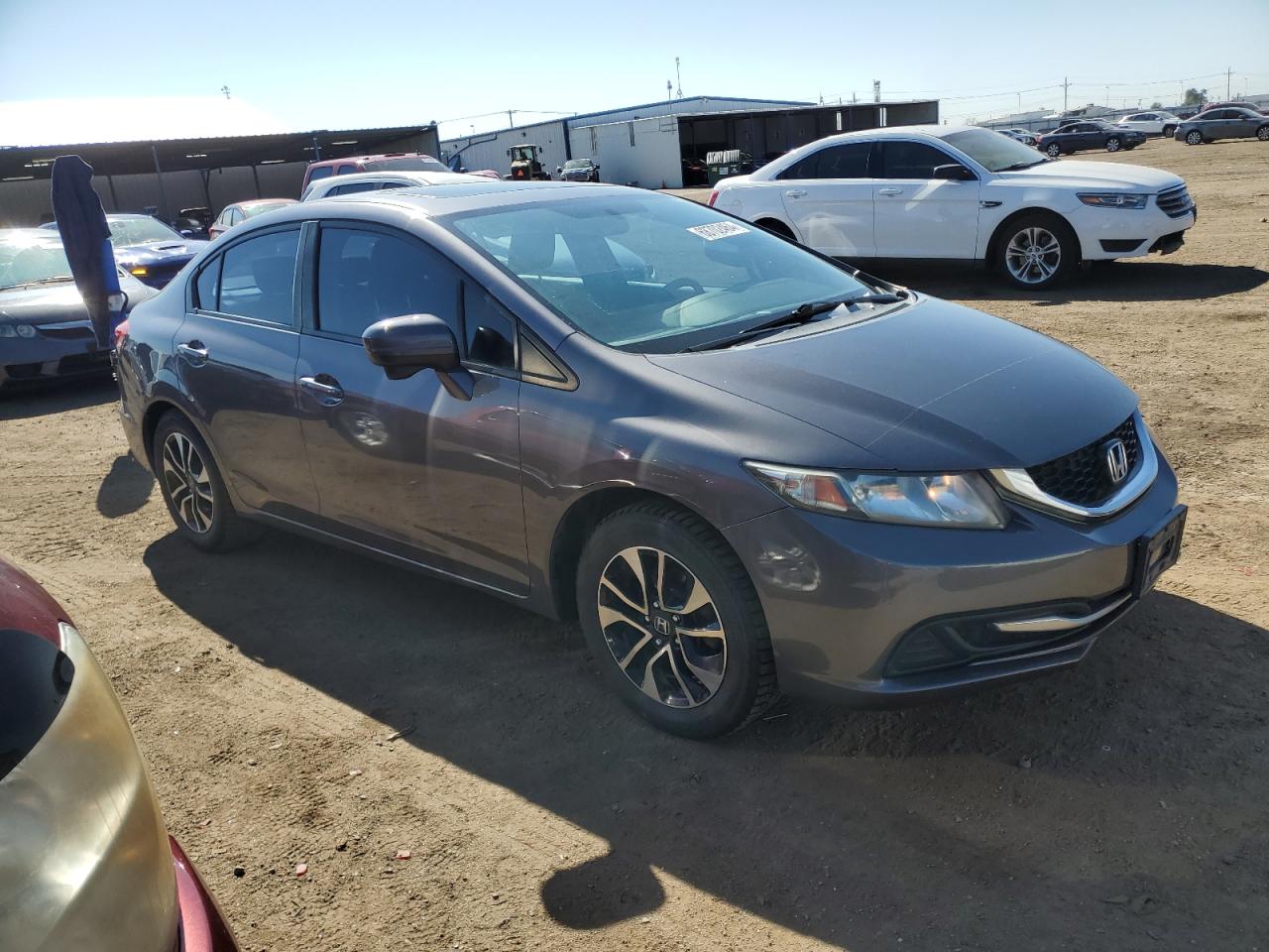 2015 Honda Civic VIN 19XFB2F86FE034084 Copart auction photo, hail damage thumbnail 4