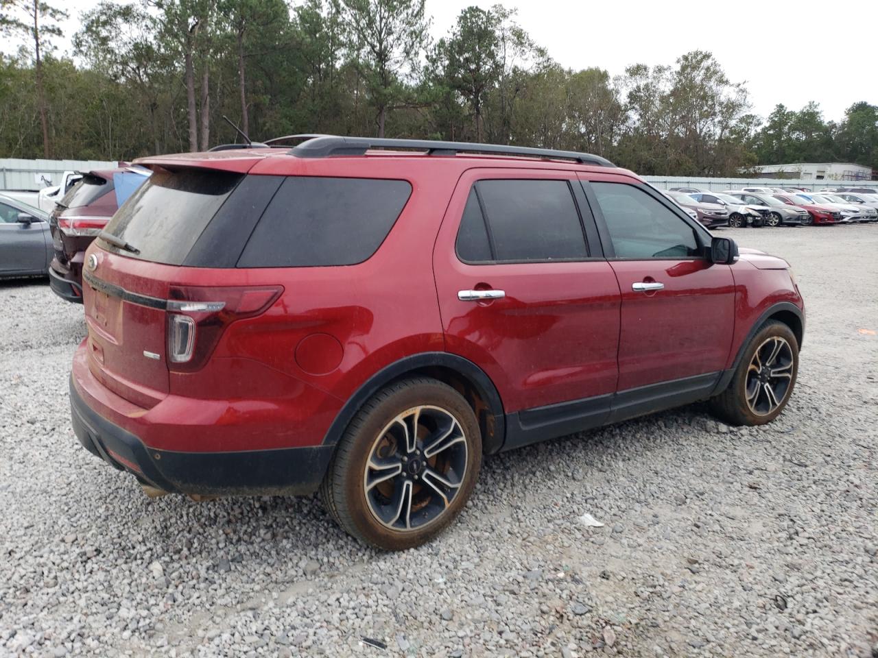 2013 Ford Explorer VIN 1FM5K8GT8DGB67438 Copart auction photo, front end / water/flood damage thumbnail 3