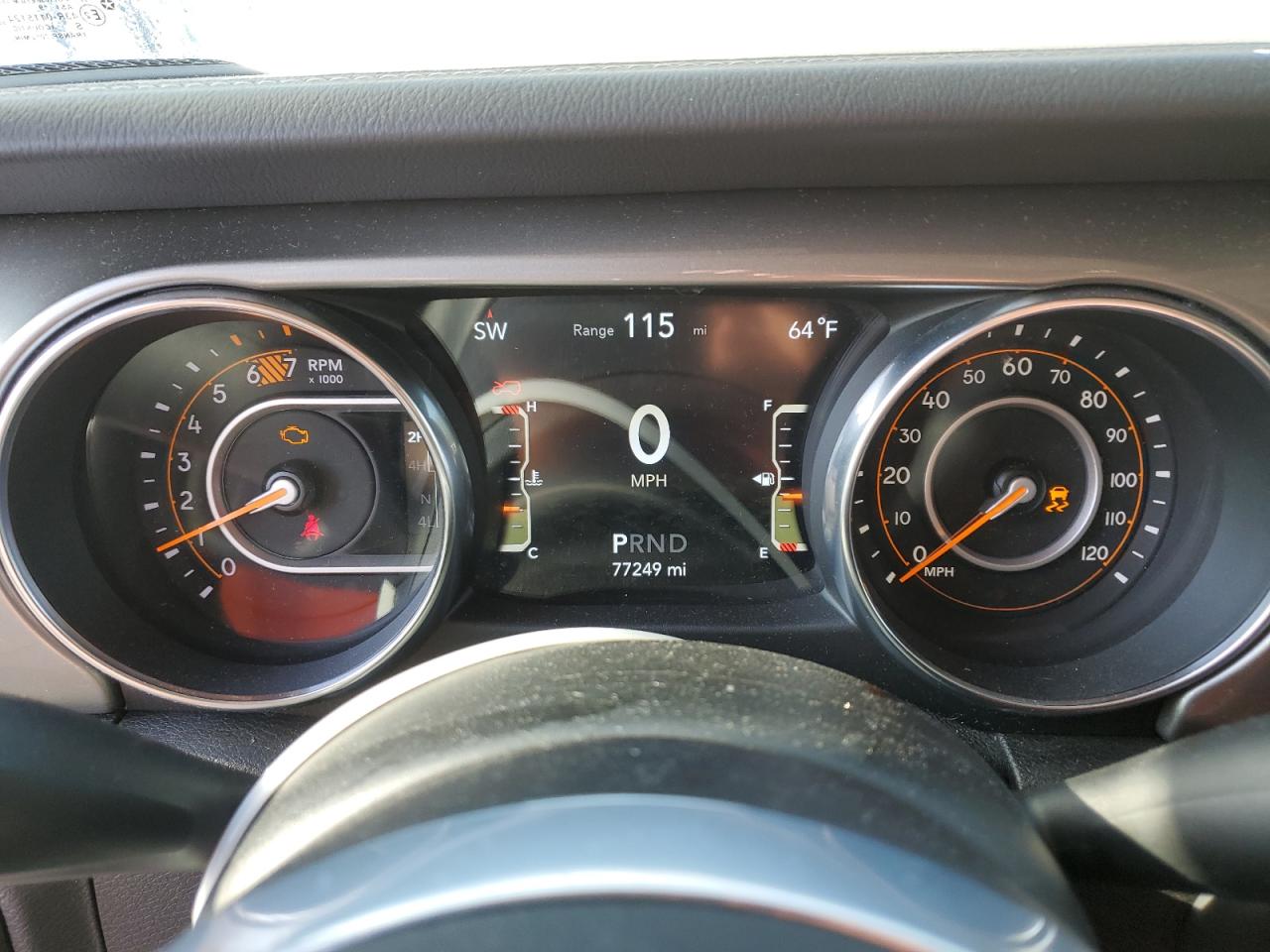 2019 Jeep Wrangler VIN 1C4HJXEN4KW620718 Copart auction photo, water/flood damage thumbnail 9