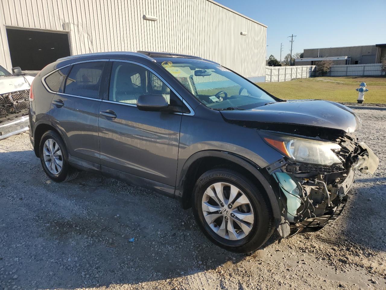 2014 Honda CR-V VIN 2HKRM3H74EH537785 Copart auction photo, front end damage thumbnail 4